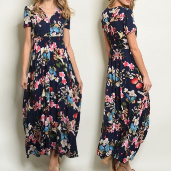 Twilight Garden Butterflies & Plumerias Dress! <3 - Picture 2 of 7